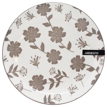 Ardesto Ravenna White-Beige Dessert Plate 19cm - buy, prices for ULTRAMARKET - photo 1