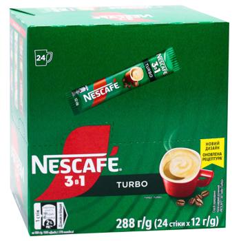 NESCAFÉ® 3-in-1 Turbo Instant Coffee Drink in Sticks 12g x 24pcs - buy, prices for - photo 3