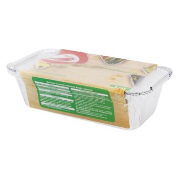 Auchan Container From Foil With Cover 0.9l 3pc