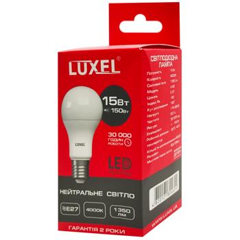 Лампа Luxel світлодіодна E27 15W ECO 065-NE - купити, ціни на Cупермаркет "Харків" - фото 1