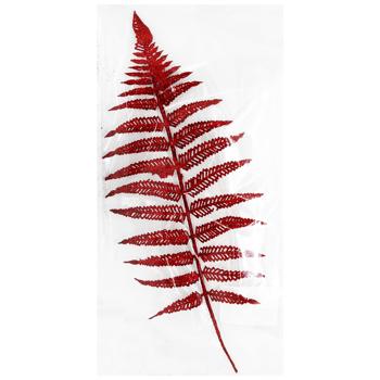 Ветка искусственная Папоротник цветной 35см в ассортименте - купить, цены на - фото 3