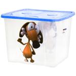 Mazzei Dog Transparent Box on Wheels 64l