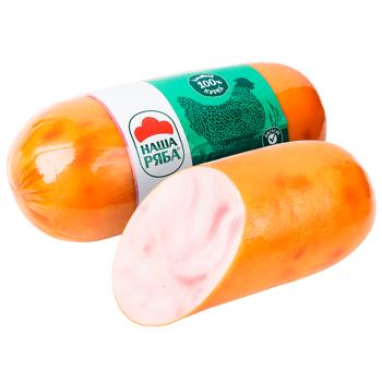 Nasha Riaba Chilled Smoked Boiled Ham Chicken Roll High Grade 500g - buy, prices for Ideal - photo 2