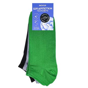 Novus Accent Set of Short Men's Socks s.27-29 3 Pairs