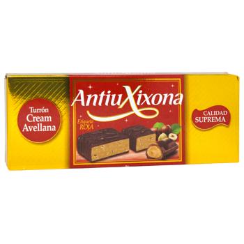 Туррон AntiuXixona шоколадный с кремом и лесным орехом 140г - купить, цены на КОСМОС - фото 2