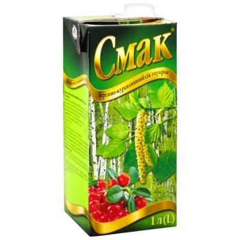Smak Birch Cranberry Juice 1l - buy, prices for Chudo Market - photo 2
