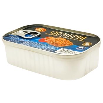 Best Time Mackerel Chopped in Tomato Sauce 125g - buy, prices for Supermarket "Kharkiv" - photo 1