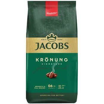 Jacobs Kronung Coffee Beans 500g - buy, prices for MegaMarket - photo 1