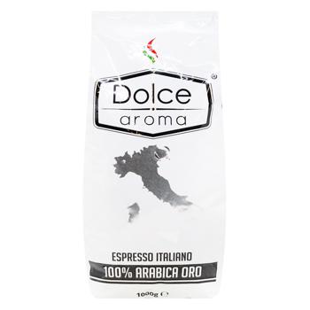 Dolce Aroma 100% Arabica Оro Coffee Beans 1kg - buy, prices for MegaMarket - photo 2