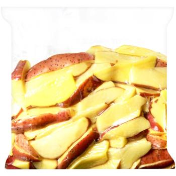 Картопля свіжа очищена нарізана слайсами 1кг