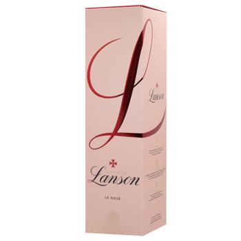 Шампанське Lanson Le Rose Brut рожеве брют 12,5% 0,75л - купити, ціни на WINETIME - фото 2