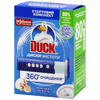 Duck Marine Fresh Toilet Cleanliness Discs 36ml