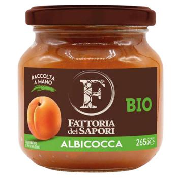 Fattoria dei Sapori Bio Apricot Jam 265g - buy, prices for COSMOS - photo 1