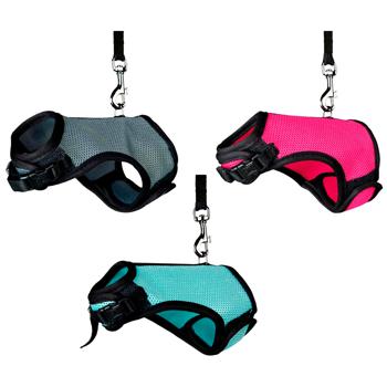 Trixie Soft Guinea Pig Nylon Harness with Leash 1.2m 18-25cm Color in Assortment - buy, prices for MasterZoo - photo 1