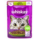 Корм влажный Whiskas с ягненком для кошек 85г