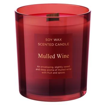 Свічка ароматична Bartek Candles Глінтвейн соєва 240г - купити, ціни на - фото 3