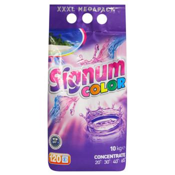 Стиральный порошок Signum Color 10кг - купить, цены на ULTRAMARKET - фото 1