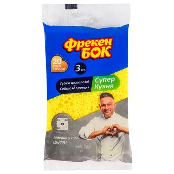 Freken Bok Super Kitchen Kitchen Sponges 3pcs - buy, prices for Za Raz - photo 1