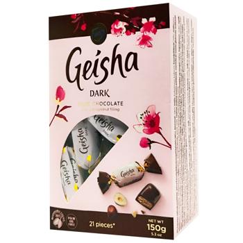 Конфеты Fazer Geisha черный шоколад 150г - купить, цены на - фото 1