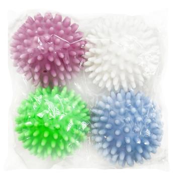 Мячики для стирки 4шт 25233-1И941 - купить, цены на КОСМОС - фото 1