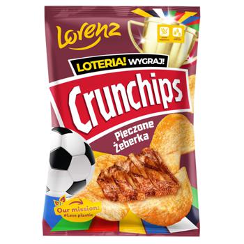 Crunchips Roasted Ribs Flavored Chips 140g - buy, prices for NOVUS - photo 1