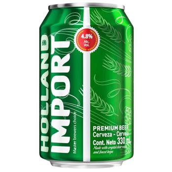 Пиво Holland Import светлое 4,8% 0,33л - купить, цены на NOVUS - фото 2