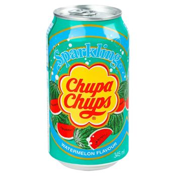 Chupa Chups Watermelon Flavor Sparkling Drink 0.345l