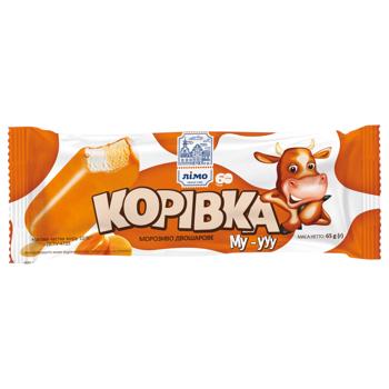 Limo Korivka Mu-uuu Eskimo Two-layer Ice Cream in Caramel Glaze 65g