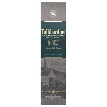 Віскі Tullibardine Sherry Cask Finish 500 43% 0,7л - купити, ціни на WINETIME - фото 4