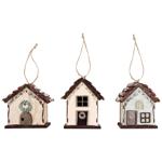 Підвіска Actuel Будинок дерево 8-9см в асортименті