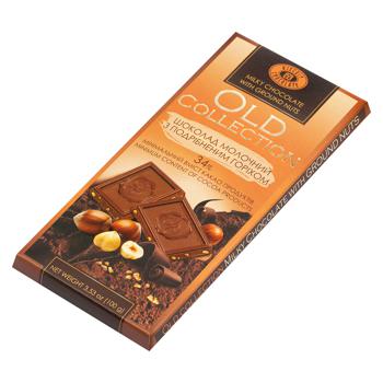 Biscuit Chocolate Оld Collection Crushed Nuts Milk Chocolate 37% 100g - buy, prices for Supermarket "Kharkiv" - photo 2