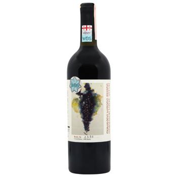 Maranuli Otskhanuri Sapere Premium Red Dry Wine 12.5% 0.75l - buy, prices for WINETIME - photo 1