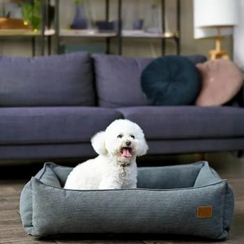 Noble Pet Albert Velvet лежак для собак 90х60 см - сірий - купити, ціни на MasterZoo - фото 2