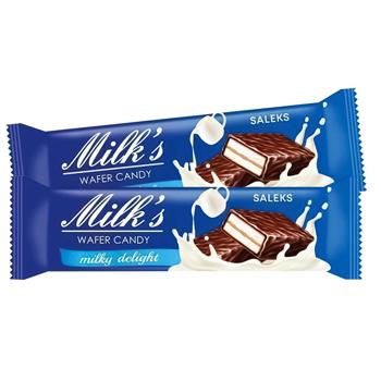 Saleks Milk's Glazed Wafer Candies