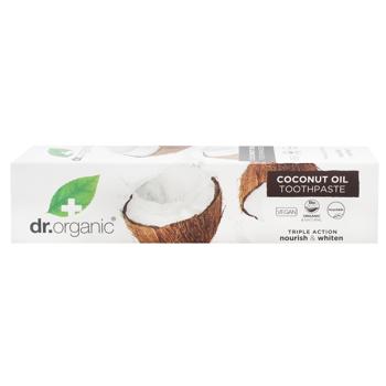 Зубная паста Dr.Organic с кокосовым маслом 100мл - купить, цены на NOVUS - фото 2