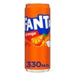 Fanta Orange Carbonated Drink 330ml