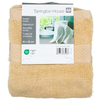 Tarrington House Beige Guest Towel 30x50cm - buy, prices for METRO - photo 1