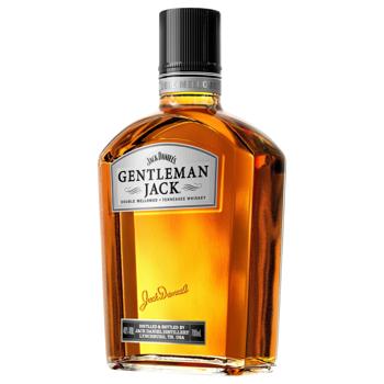 Jack Daniel's Gentleman Jack Whiskey  40% 0.7l + 2 glass gift box - buy, prices for Auchan - photo 2