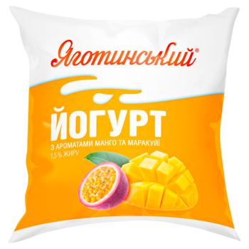 Yahotynskyy Mango and Passion Fruit Yogurt 1.5% 400g - buy, prices for EKO Market - photo 1