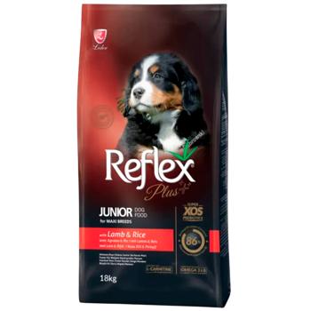 Reflex Plus Junior Dry Food with Lamb and Rice for Large Breed Puppies 18kg