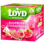Чай фруктовый Loyd Малина и клубника 2г*20шт