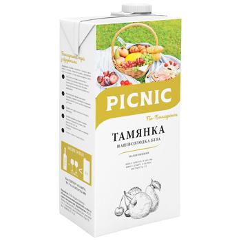 Вино Picnic Тамянка Чорноморська По-Болгарськи біле напівсолодке 9-12% 1л