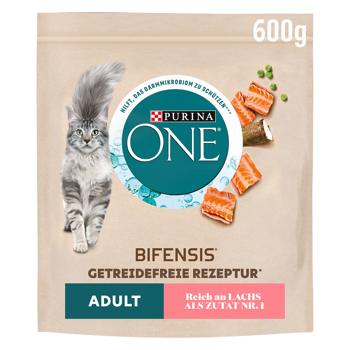Корм сухий Purina One Adult беззерновий з лососем для котів 600г - купити, ціни на ULTRAMARKET - фото 2