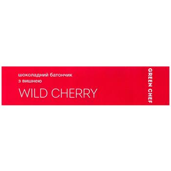 Green Chef Wild Cherry Chocolate Bar with Cherries 45g - buy, prices for COSMOS - photo 2
