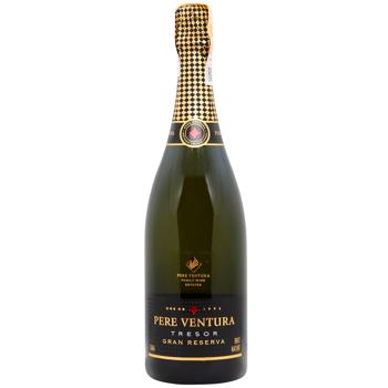 Pere Ventura Tresor Gran Reserva Brut Nature White Brut Sparkling Wine 11.5% 0.75l - buy, prices for WINETIME - photo 1