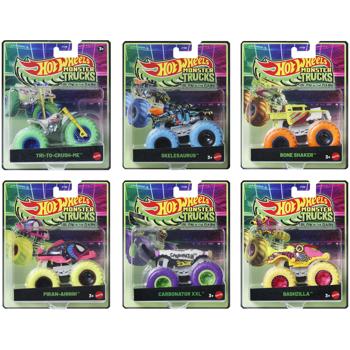 Машинка-позашляховик Hot Wheels Monster Trucks Сяючі в темряві 1:64 в асортименті - купити, ціни на Auchan - фото 1