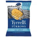 Чипсы Tyrrell`s картофельные с морской солью волнистые 150г