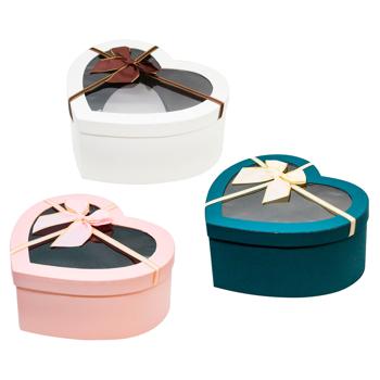 Коробка Сердце с прозрачной крышкой 56301-2 - купить, цены на За Раз - фото 1