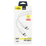 Klgo Data Cable PD/66W Type-C to Type-C 1m S-125