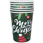 Christmas Paper Cup 250ml 6pcs